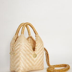 Mini Carly Bag Golden Wire-Wrap DELUXE LIMITED EDITION NYFW X BLOOM RAUL PEÑARANDA