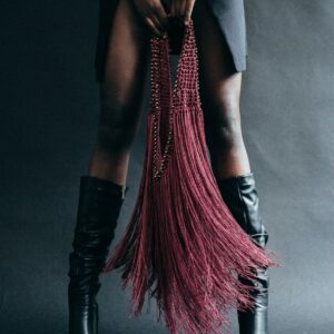WATERFALL BAG BURGUNDY